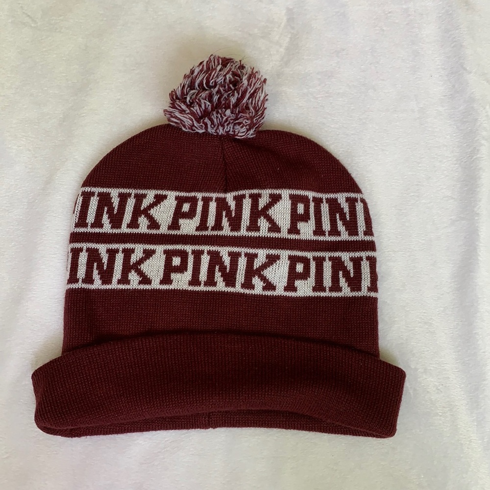 Maroon Pink Beanie